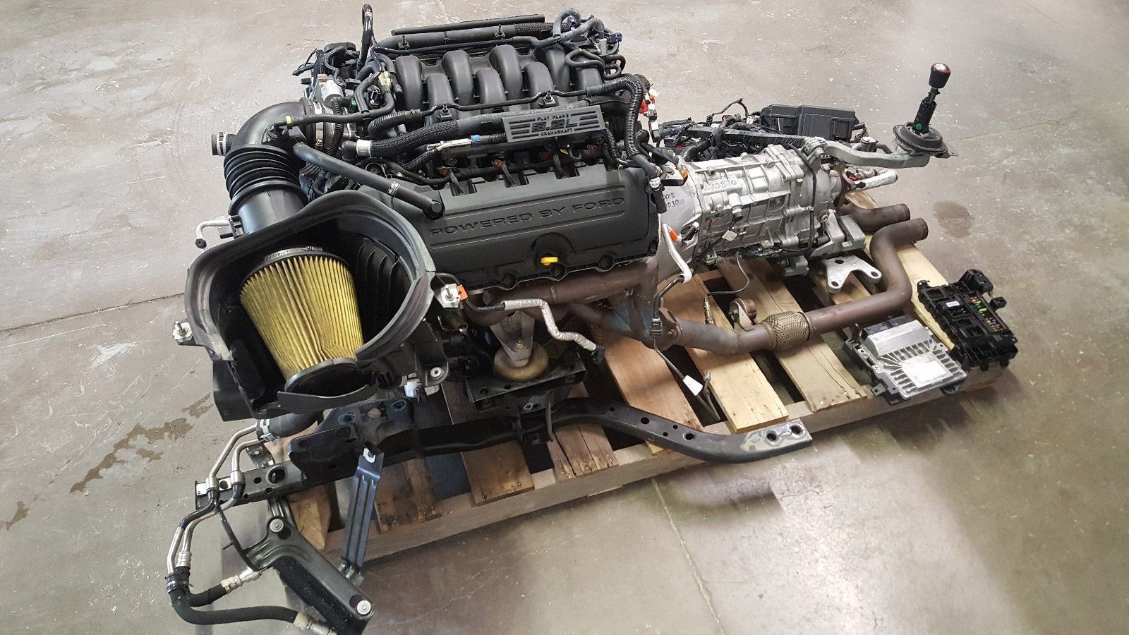 Voodoo Pallet Engines from Mustang Wrecking Yard 2015+ S550 Mustang